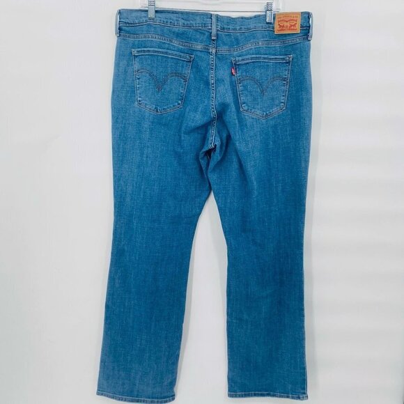 Levi's Womens 505 Straight Leg Jeans Light Wash 34 Stretchy - Picture 3 of 6